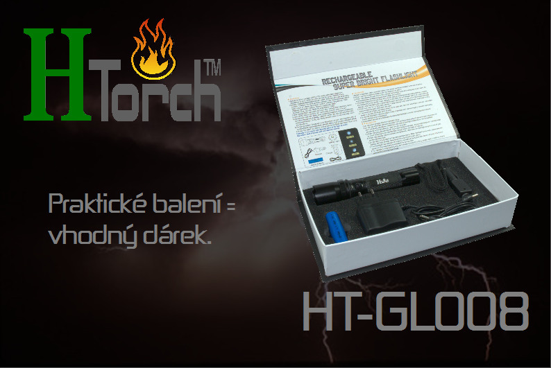 Svítilna HTorch GL-008 SET